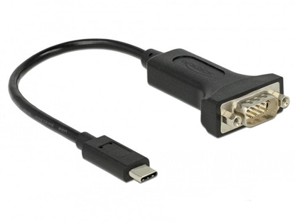 Picture of Delock Adapter USB Type-C™ > 1 x Serial DB9 RS-232