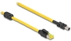 Изображение Delock Cable RJ45 plug Cat.6 to Mini I/O 8 pin D-shape type 2 plug 5 m yellow
