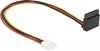 Picture of Delock Cable Power Floppy 4 pin female > SATA 15 pin female metal 30 cm