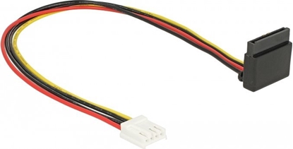 Изображение Delock Cable Power Floppy 4 pin female > SATA 15 pin female metal 30 cm