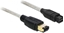 Изображение Delock Cable FireWire 9 pin male > 6 pin male 1 m