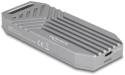 Picture of Delock M.2 NVMe SSD Enclosure USB 40 Gbps - tool free