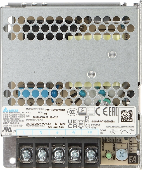 Picture of Delta ZASILACZ IMPULSOWY PMT-12V50W2BA Delta Electronics