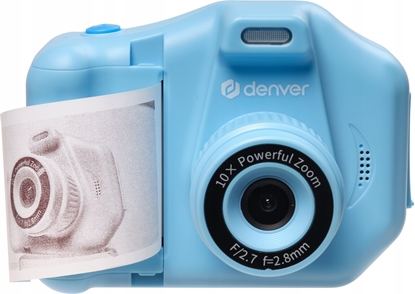 Изображение Denver KPC-1370 blue Kids camera with printer