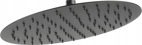 Изображение Deszczownica Ferro SLIM gowica talerzowa deszczowni okrga 30cm, czarny