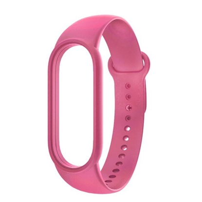 Изображение Devia Silicone Strap for Xiaomi Mi Band 5 / Mi Band 6 / Pink