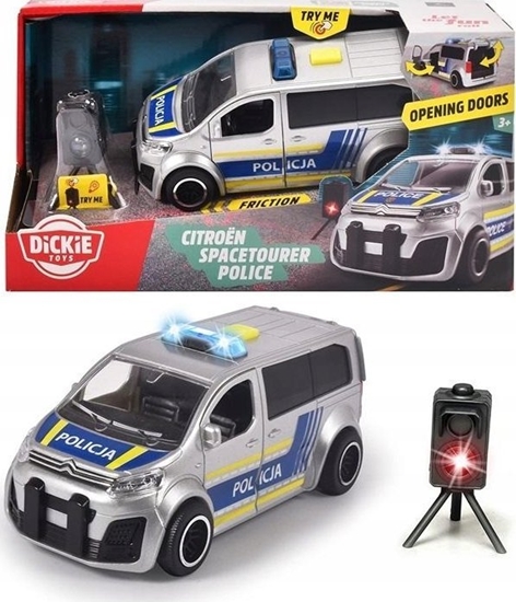 Picture of Dickie Pojazd SOS Citroen policja kontrola prdkoci 15 cm