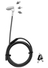 Picture of Dicota Universal Sec.Cable Lock,3Exchangeable, keyed
