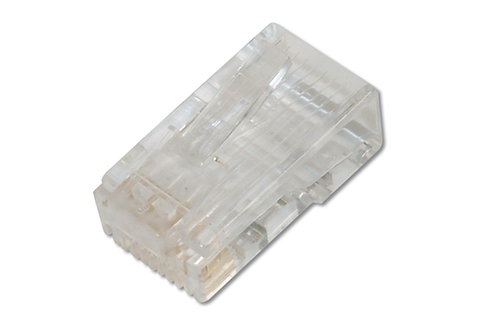 Picture of Digitus CAT 6 Modular plugs for round cable, unshielded, Pass through connector