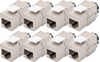 Picture of Digitus Cat. 6A keystone module, shielded with intelligent cable manager - 8 pcs.