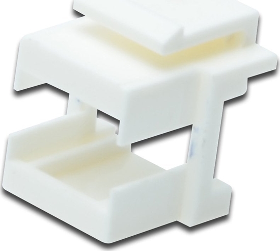 Picture of Digitus DIGITUS LC Keystone Rahmen für Patchpanel Weiß