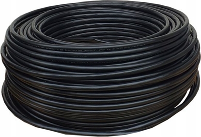 Изображение Digitus Kabel teleinformatyczny U/UTP kat.6 PE zewntrzny suchy czarny Fca DK-1611-V-1-OD /100m/