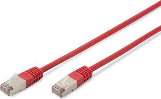 Изображение Digitus Patchcord CAT 5e, SF/UTP, 10m, czerwony (DK-1531-100/R)