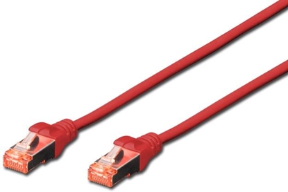 Изображение Digitus Patchcord CAT6, S-FTP, 5m, czerwony, 10 sztuk (DK-1644-050-R-10)