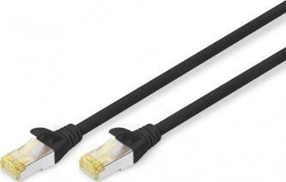 Изображение Digitus RJ45, S/FTP, 0.25m, czarny (543779)