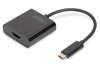 Picture of Adapter graficzny HDMI 4K 30Hz UHD na USB 3.1 Typ C, z audio, czarny, dł. 15cm