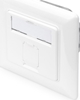 Изображение Digitus CAT 6A Class EA Network Outlet, Design-Compatible, Shielded, Flush Mount