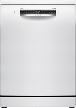 Picture of Dishwasher | SMS4HVW00E | Free standing | Width 60 cm | Number of place settings 14 | Number of programs 6 | Energy efficiency class D | Display | AquaStop function | White