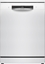 Attēls no Dishwasher | SMS4HVW00E | Free standing | Width 60 cm | Number of place settings 14 | Number of programs 6 | Energy efficiency class D | Display | AquaStop function | White