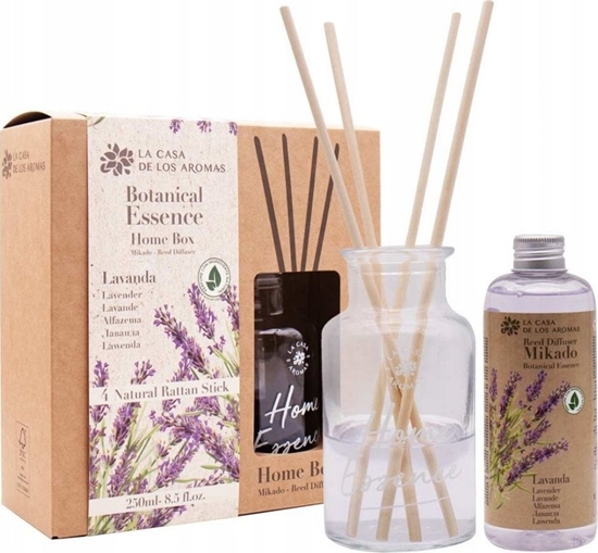 Picture of Dyfuzor zapachowy LA CASA DE LOS AROMAS_Botanical Essence patyczki zapachowe Lawenda 250ml