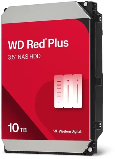 Picture of Dysk serwerowy WD Red Plus 10TB 3.5'' SATA III (6 Gb/s)  (WD100EFGX)