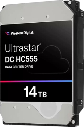 Attēls no Dysk WD Western Digital Ultrastar DC HC555 dysk twardy 14 TB 7200 RPM 512 MB 3.5" Serial ATA III