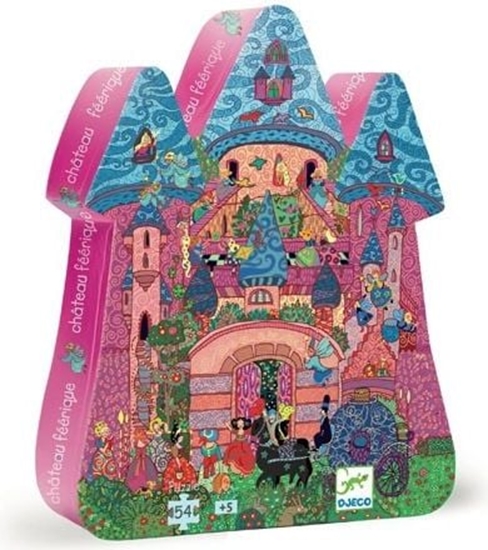 Picture of Djeco Puzzle w pudeku - Zamek ksiniczki (145458)