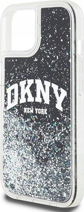 Attēls no DKNY DKNY Liquid Glitter Big Logo - Etui iPhone 12 / iPhone 12 Pro (czarny)