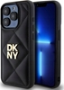 Picture of DKNY DKNY DKHCP15LPQDSLK iPhone 15 Pro 6.1" black/black Quilted Stack Logo