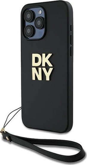 Изображение DKNY DKNY Wrist Strap Stock Logo - Etui iPhone 15 Pro Max (czarny)