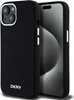 Picture of DKNY Apple iPhone 15 hardcase Liquid Silicone Small Metal Logo MagSafe Black