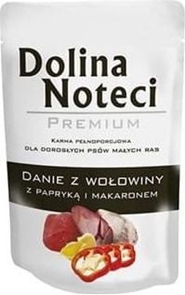 Picture of Dolina Noteci DOLINA NOTECI PIES 100g DANIE WOOWINA Z PAPRYK I MAKARONEM, saszetka dla ras maych /10