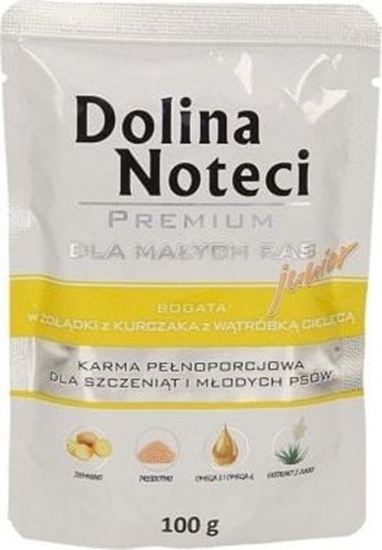 Изображение Dolina Noteci DOLINA NOTECI PIES 100g JUNIOR odki / kurczaka /SASZETKA/12