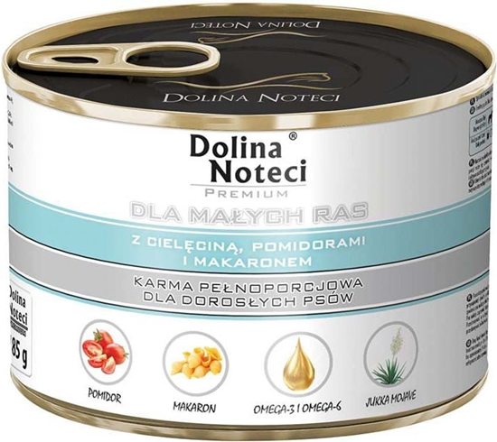 Picture of Dolina Noteci Premium dla maych ras z cielcin pomidorami i makaronem 185 g