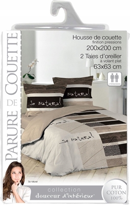 Attēls no Douceur d`Interieur Pociel baweniana NATURAL, 200 x 200 cm