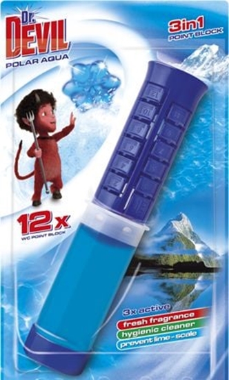 Изображение Dr. Devil Dr. Devil - Odwieacz do WC w formie krków elowych - Polar Aqua