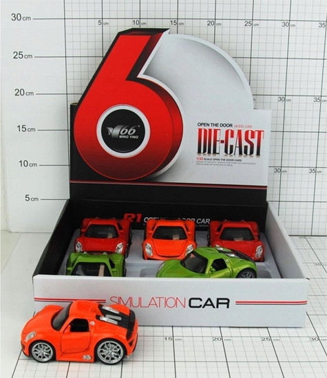 Изображение Dromader *****Samochód sportowy metal 6szt/op 1319315 93151