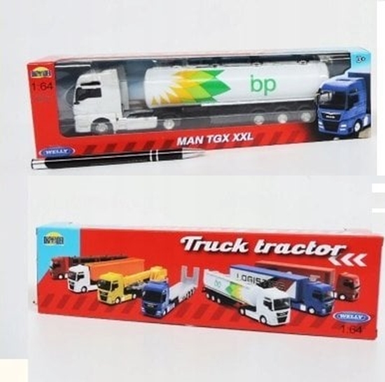 Picture of Dromader Pojazd Welly Truck 1/64 Man Tgx Oil Tanker