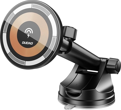 Picture of Dudao Uchwyt samochodowy magnetyczny Dudao F12MAX+ z adowark indukcyjn na kokpit MagSafe 15W czarny