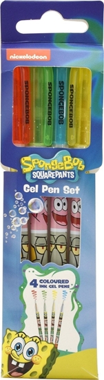 Picture of Dugopis 3D Thumbs Up ThumbsUP! Gelstift 4er Set - SpongeBob