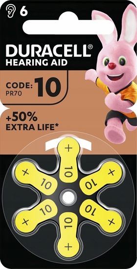 Picture of Duracell EasyTab 10 PR70 6er Blister - 1,45 V