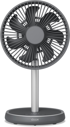 Attēls no Duux Fan | Rize Flex | Stand Fan | Grey | Diameter 21 cm | Number of speeds 4 | Oscillation | 10 W | No