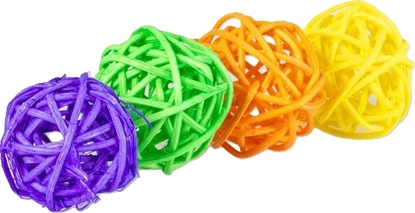 Picture of DUVO+ ZAB. KOT PIKI PLECIONE DREWNIANE   4st  S  3x3x3cm   15420   /6/72