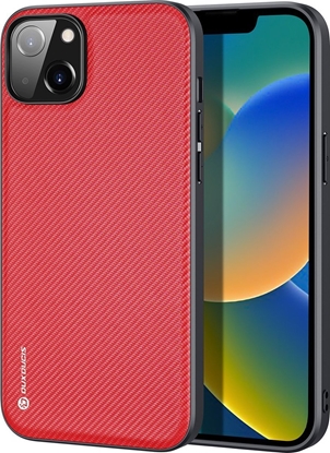 Picture of Dux Ducis Dux Ducis Fino etui pokrowiec pokryty nylonowym materiaem iPhone 14 Max czerwony