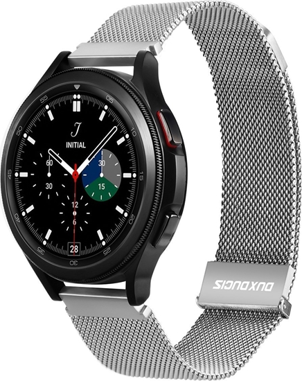 Изображение Dux Ducis Dux Ducis Magnetic Strap pasek do Samsung Galaxy Watch / Huawei Watch / Honor Watch / Xiaomi Watch (22mm band) magnetyczna opaska srebrny (Milanese Version)