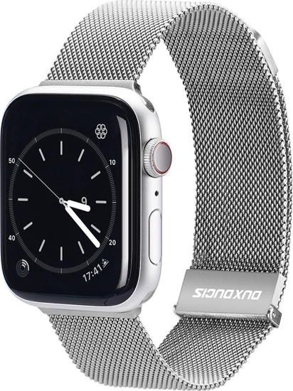 Изображение Dux Ducis Apple Strap Watch Band Ultra / 8/7/6/5/4/3/2 / SE (49/45/44 / 42mm) Magnetic Silver