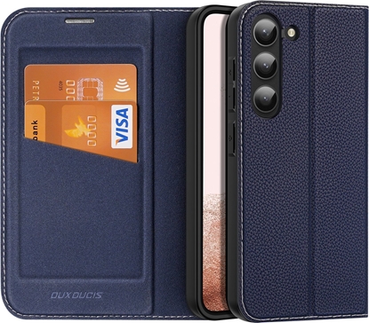 Attēls no Dux Ducis Skin X2 etui Samsung Galaxy S23+ pokrowiec z klapk portfel podstawka niebieskie