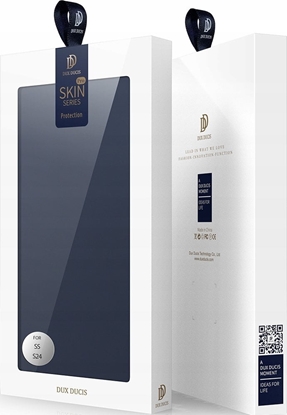 Attēls no Dux Ducis Etui Dux Ducis Skin Pro do Samsung S24 z klapk - niebieskie