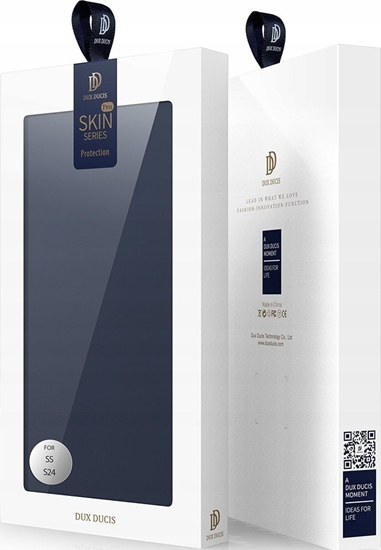 Picture of Dux Ducis Etui Dux Ducis Skin Pro do Samsung S24 z klapk - niebieskie