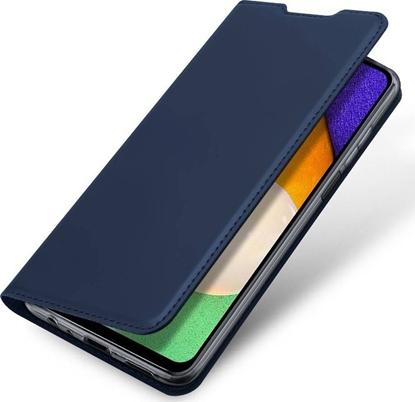Attēls no Dux Ducis Etui SAMSUNG GALAXY A03S z klapk skórzane Skin Leather granatowe